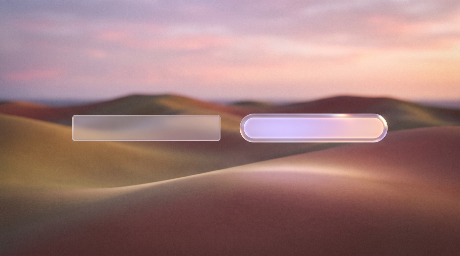 AI search vs Google shown as two glass search bars side by side, the classic list and the new AI answer