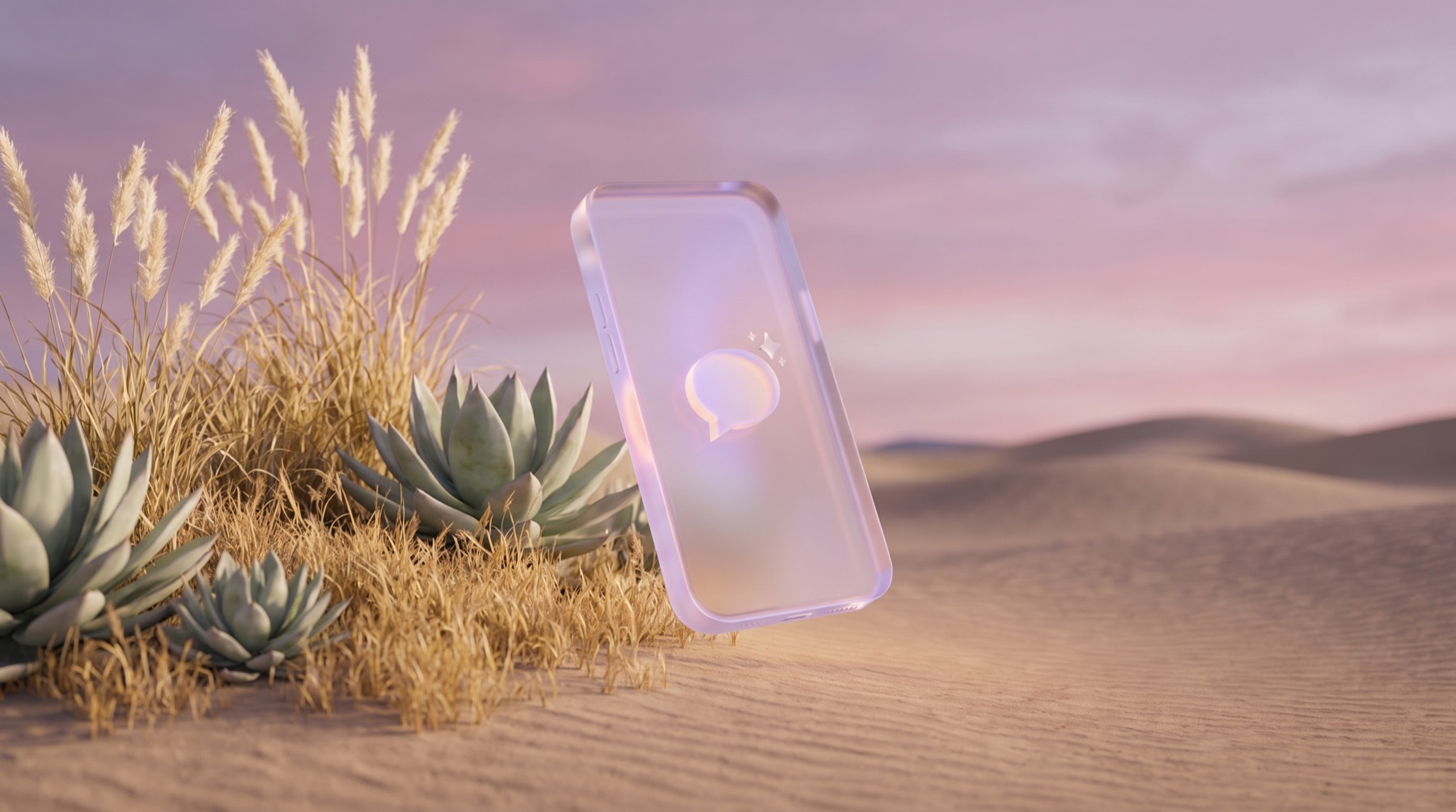 Glass phone with a message, illustrating database reactivation